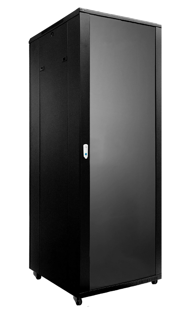 [SPR8842/B] Caymon SPR8842 19" Rack gulv glassdør