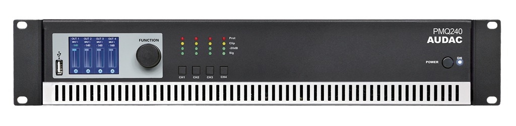 [PMQ480] Audac PMQ480 4-kanal 100V