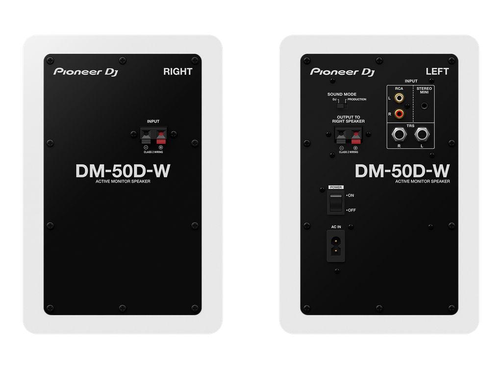 [DM-50D-W] Pioneer DJ DM-50D-W, hvit