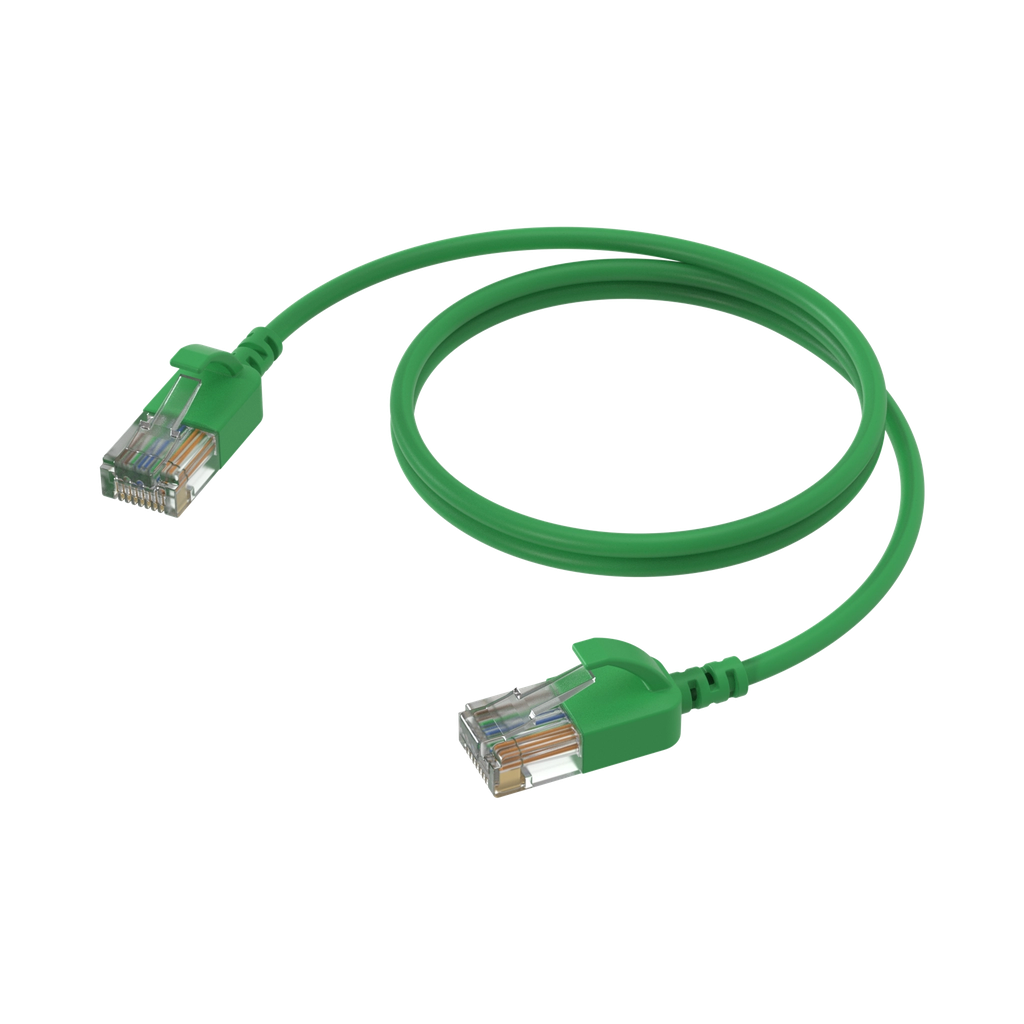 Procab CSD560, CAT6A, grønn, 0.5m