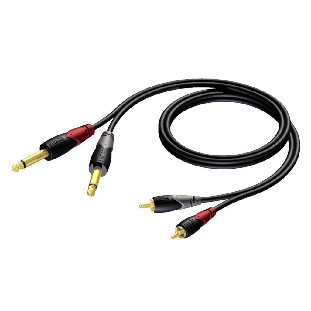 Procab CLA631 2xJack Mono 2xRCA M/M 3m