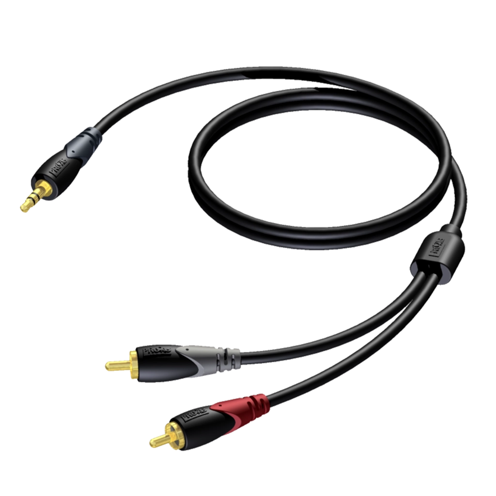 Procab CLA711/20 minijack-2x Rca 20m