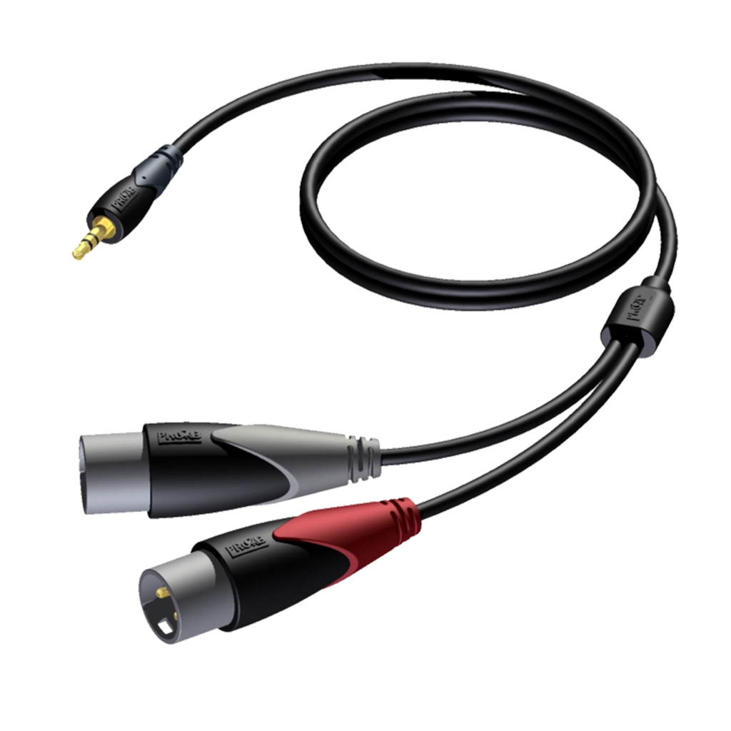 Procab CLA712 3,5mm - 2 x XLR MM 1,5m