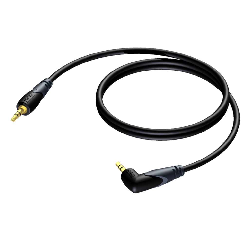 Procab CLA718 3,5mm M/M vinklet 1,5meter