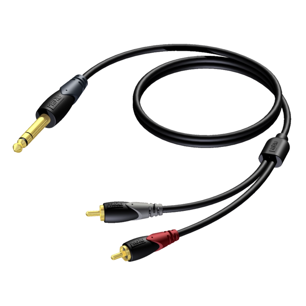 Procab CLA719 Jack Stereo 2 x RCA M 3m