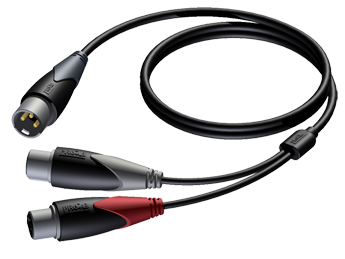 Procab CLA736/2- 2x XLR female-XLR male