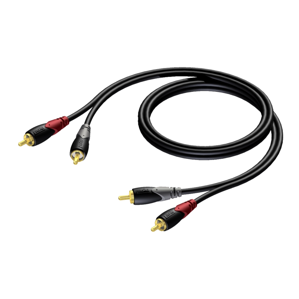 Procab CLA800/20 2 x RCA kabel, M/M 20m