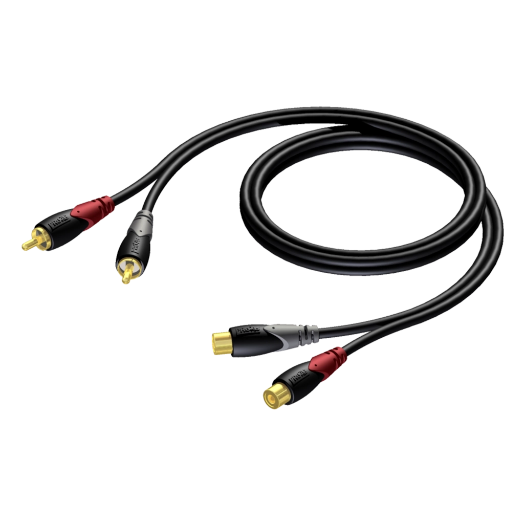 Procab CLA850 2xRCA 2xRCA M/F 3 m