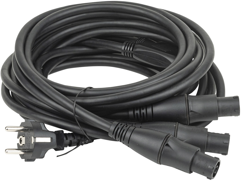 FS Powercon True1 3-way Splitter 1m