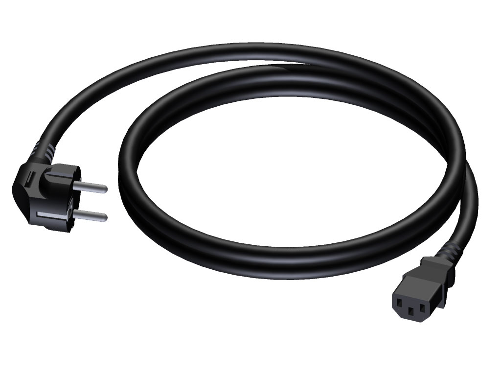 Procab CAB495, Schuko - IEC, 3m