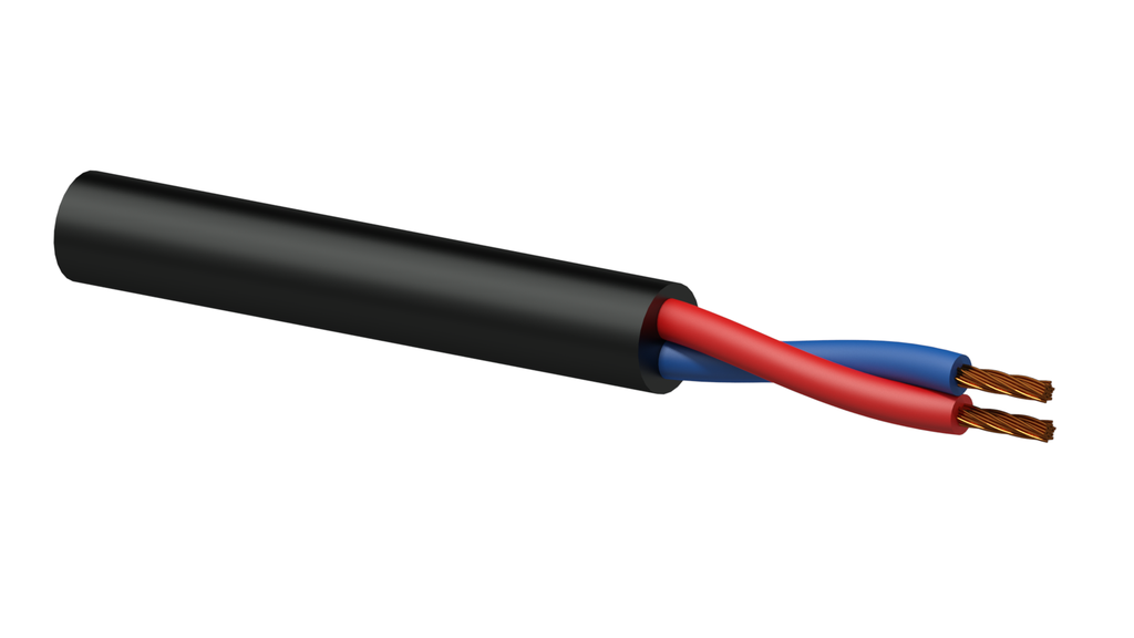 [BLS207W/3] Procab BLS207, 2x0.75mm² 300M Hvit