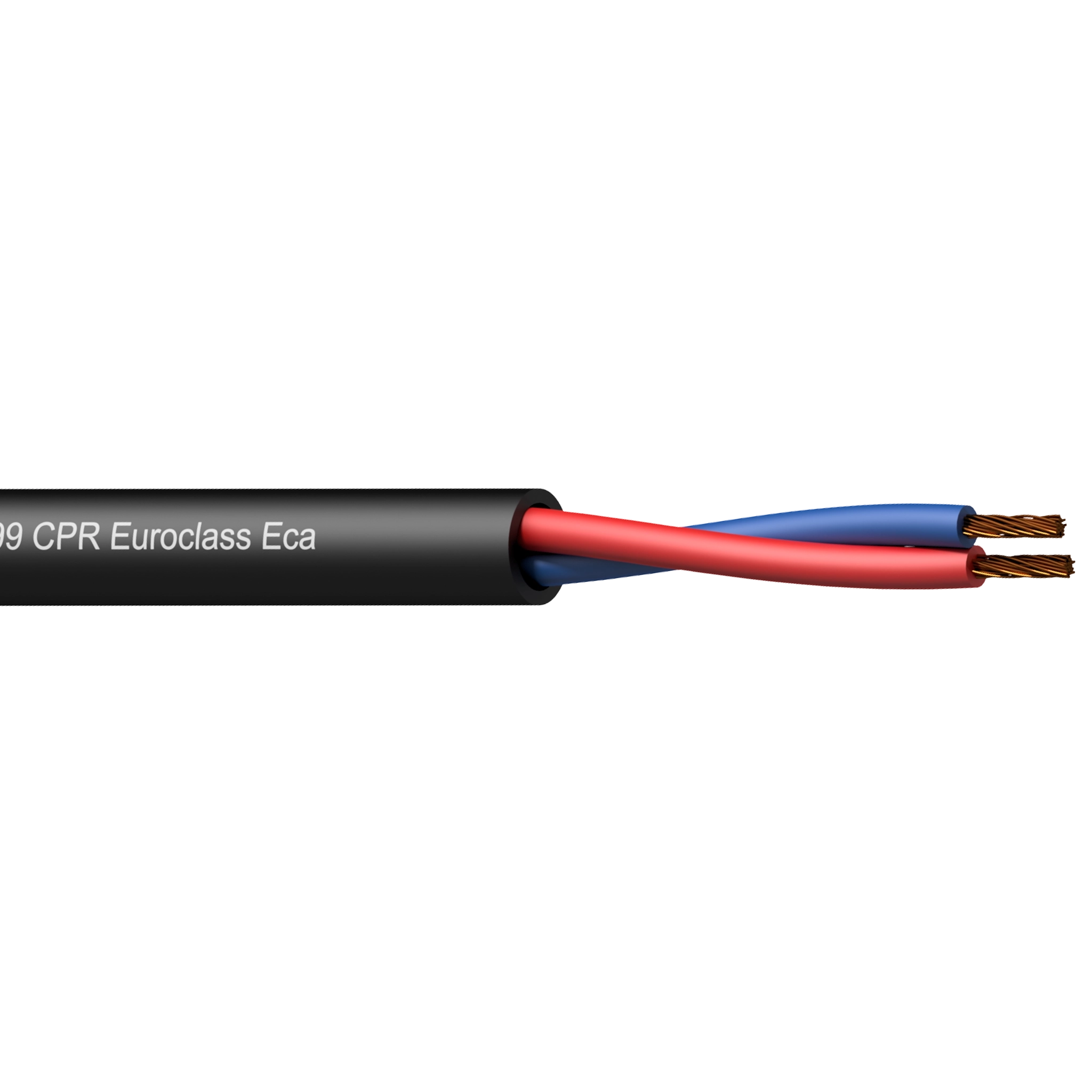 Procab BLS207-ECA 2x0.75mm² 100M (sort)