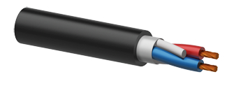 Procab LS25, 2x2.5mm² 100M, Hvit