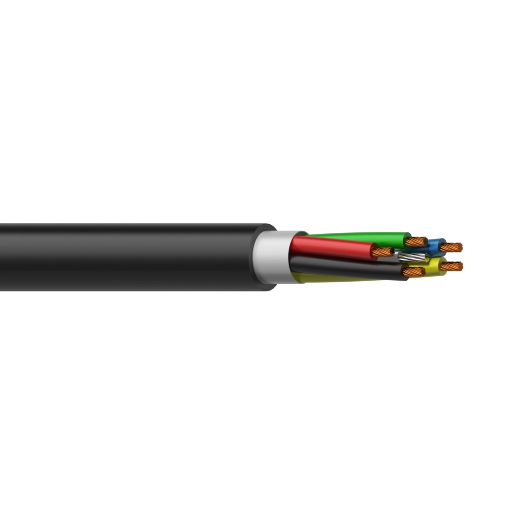 Procab LSS504, 5x0.4mm², Hvit 100m, Wire