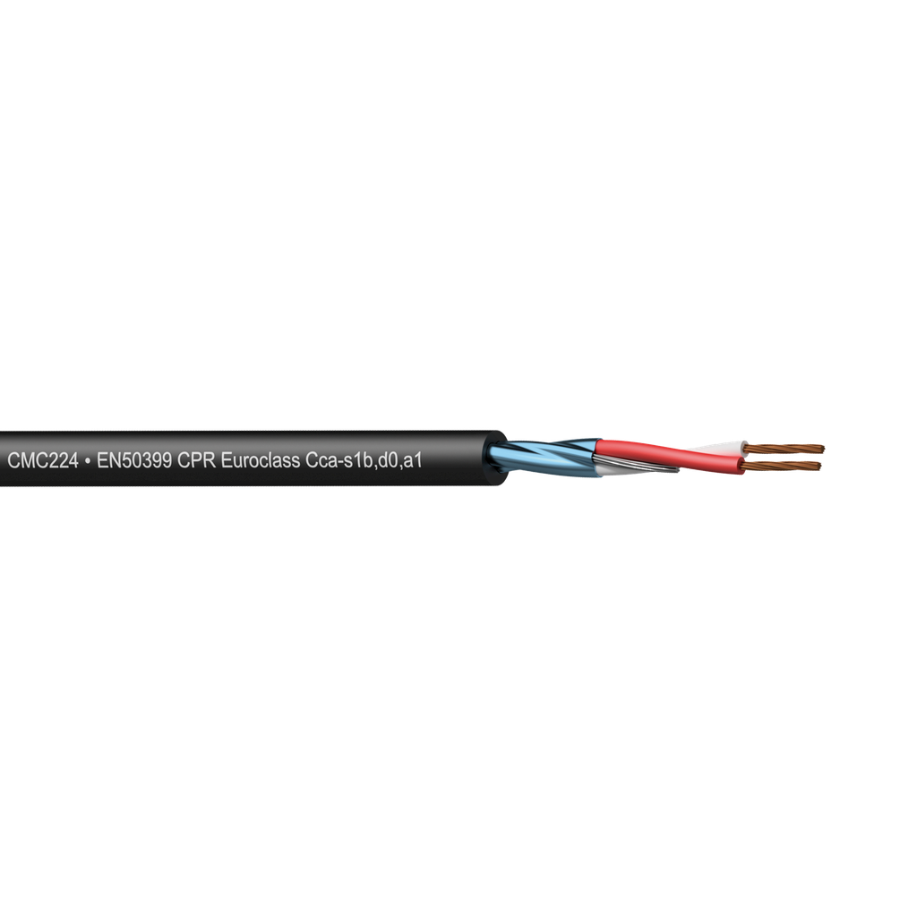 [CMC224-CCA/1] Procab CMC224/1 Mikrofonkabel svart 100m