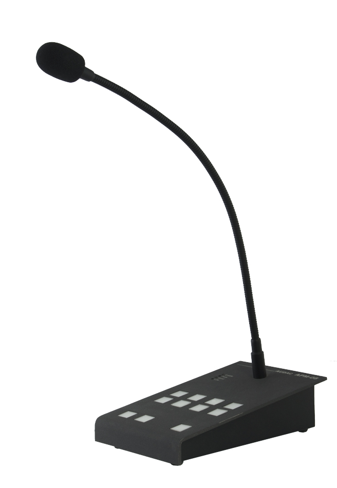 Audac APM108MK2, Paging mikrofon 8 soner
