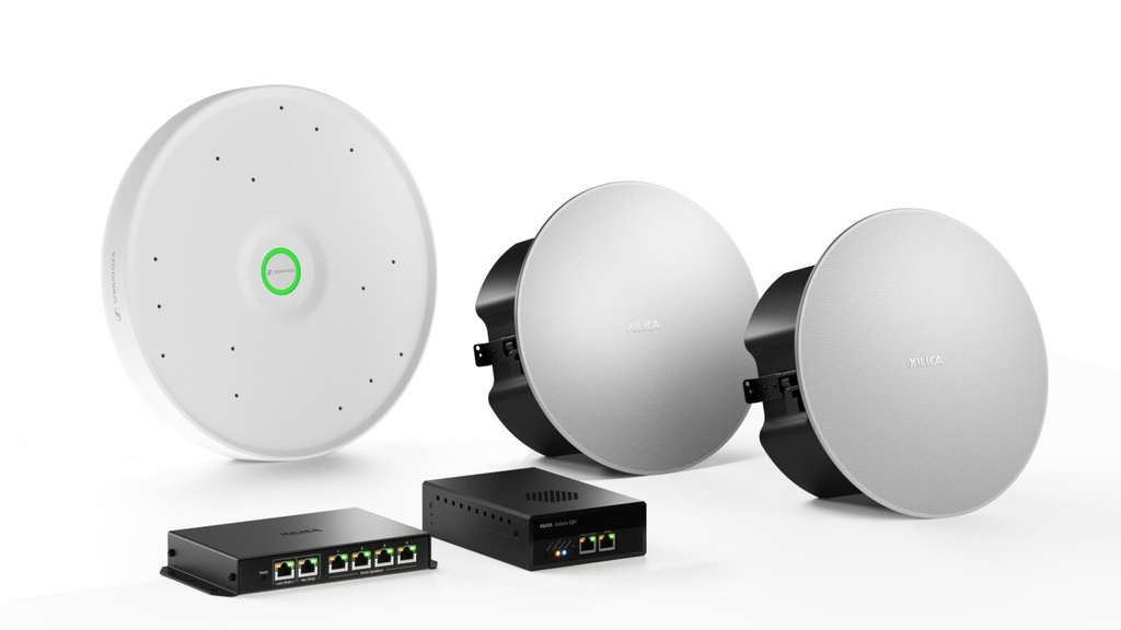 Xilica x Sennheiser Small RoomHub Kit