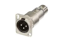Neutrik 3 pin XLR Han Feedthough