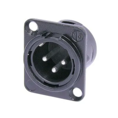 [3MD-L1-BAG] Neutrik 3pin XLR Han for D-panel Svar