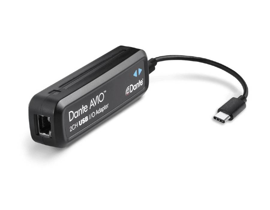 [ADP-USBC-AU-2X2] Audinate Dante AVIO USB-C 2ch adapter