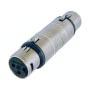 Neutrik 3 pin XLR Hun - 3 pin XLR Hun