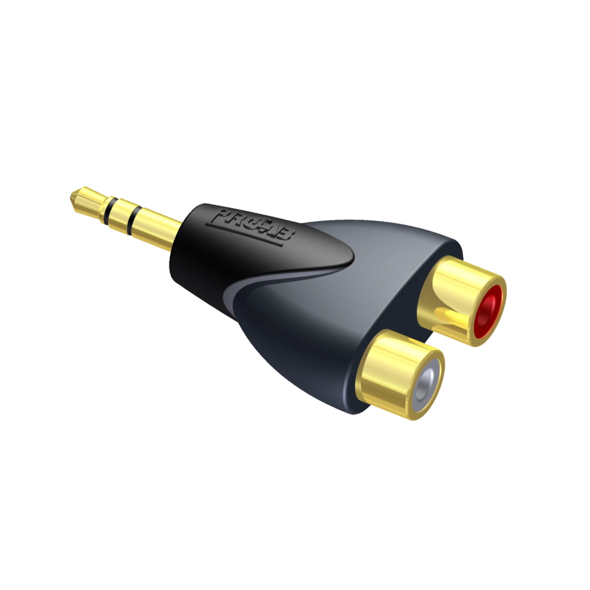 Procab CLP211 2xRCA MiniJack adapter