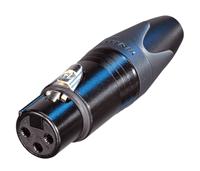 Neutrik 3 pin XLR Hun sort