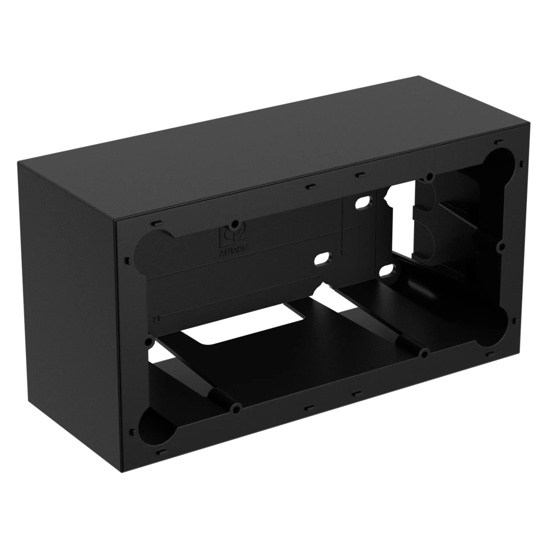 Audac WB220S veggboks dobbel, sort