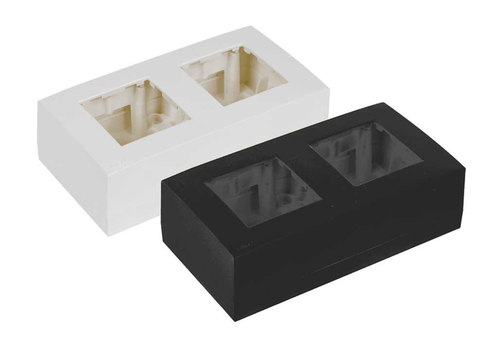 Audac WB45D/B, Veggboks dobbel Sort