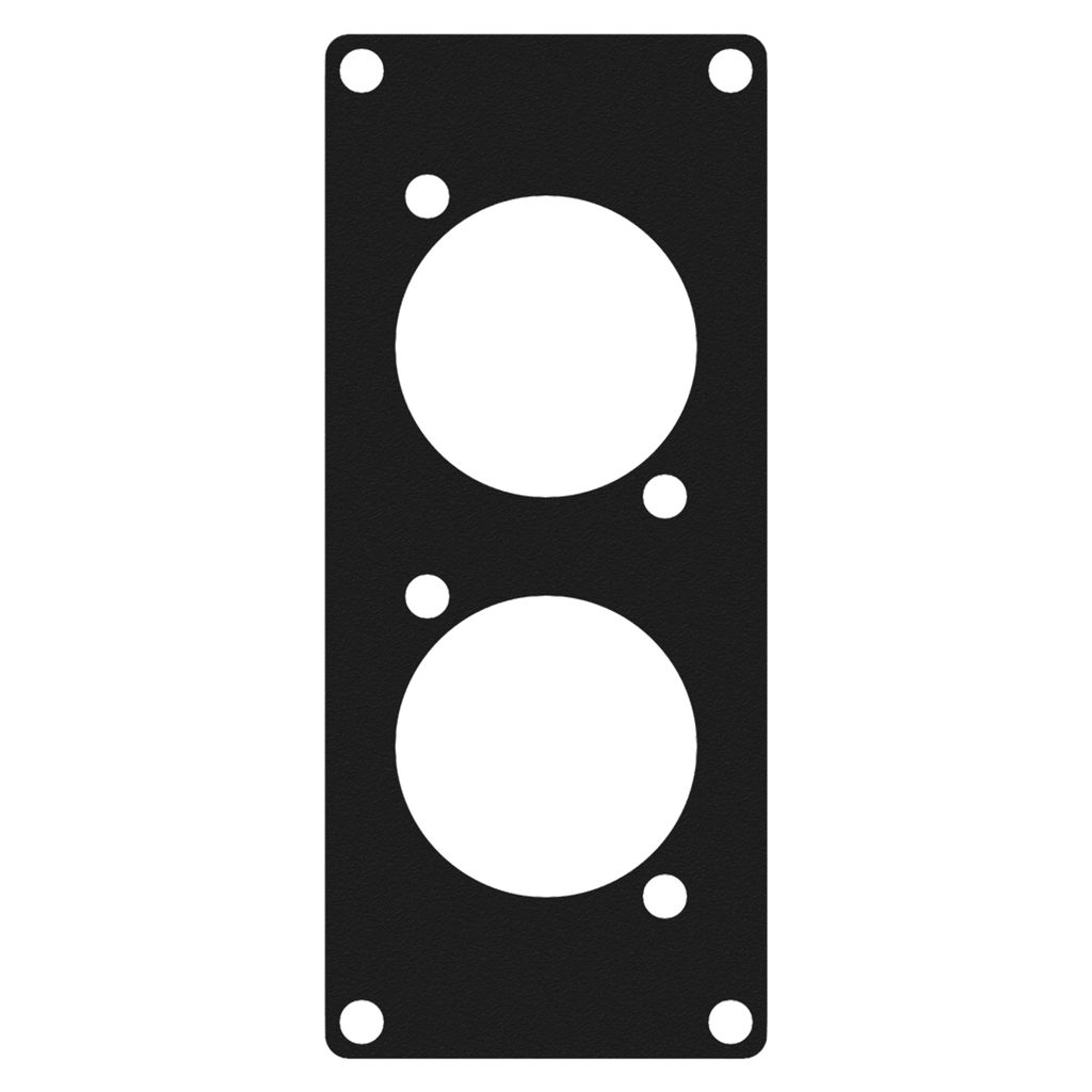 Caymon Casy 1 space aluminum cover plate