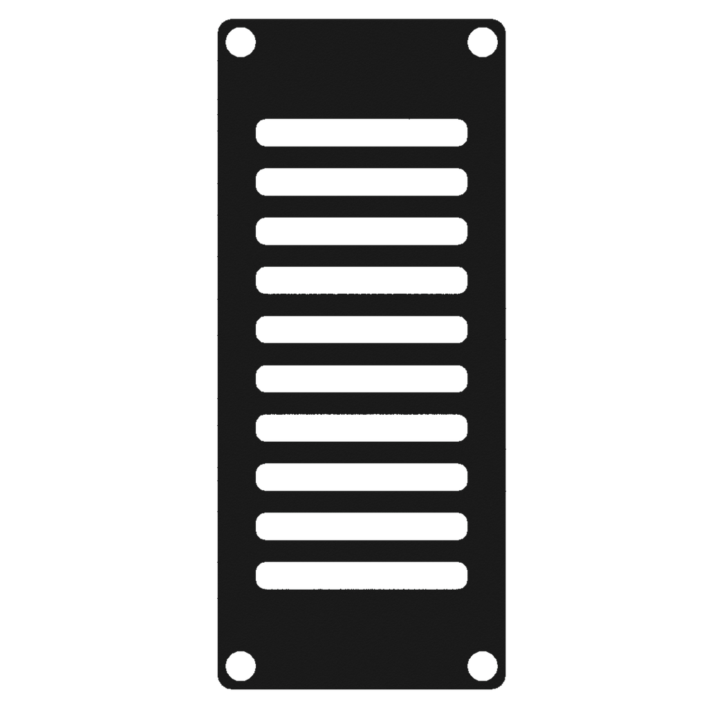 Caymon Casy 1 space vented blind plate