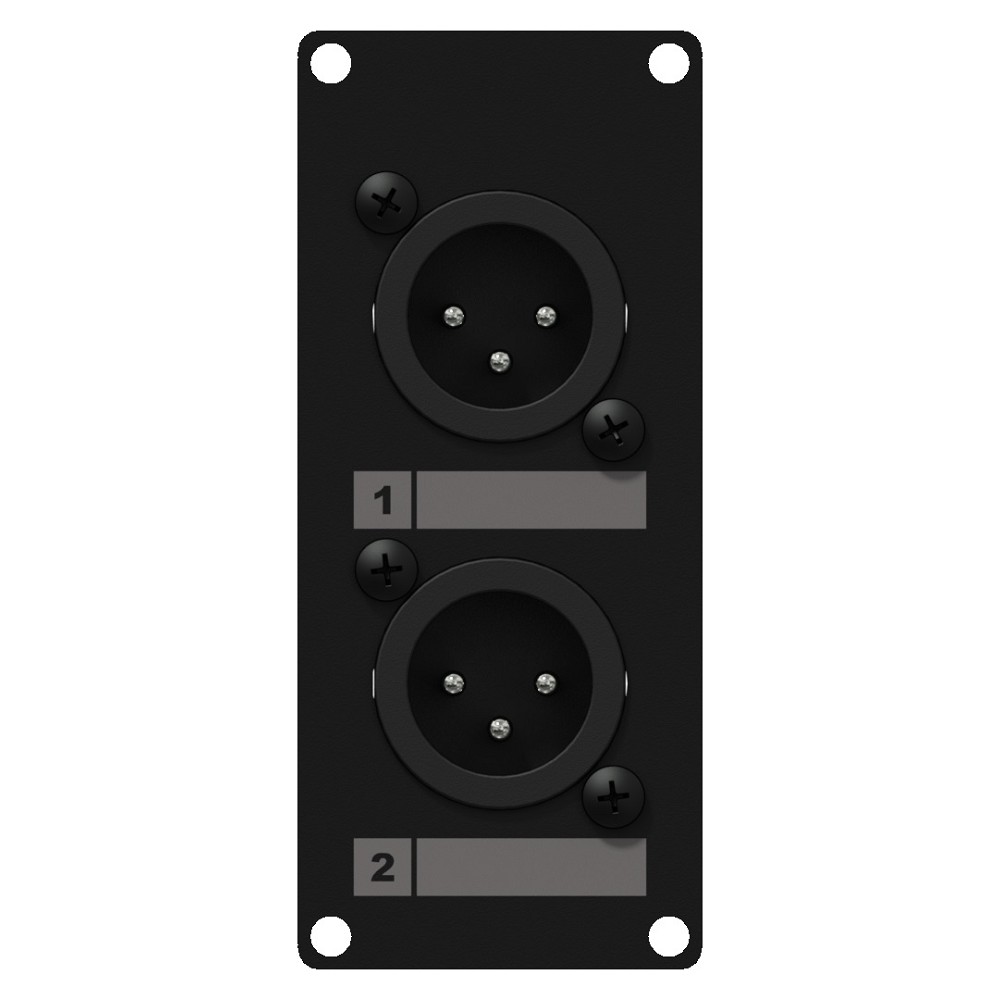 [CASY126/B] Caymon Casy 1 space with 2 x XLR male