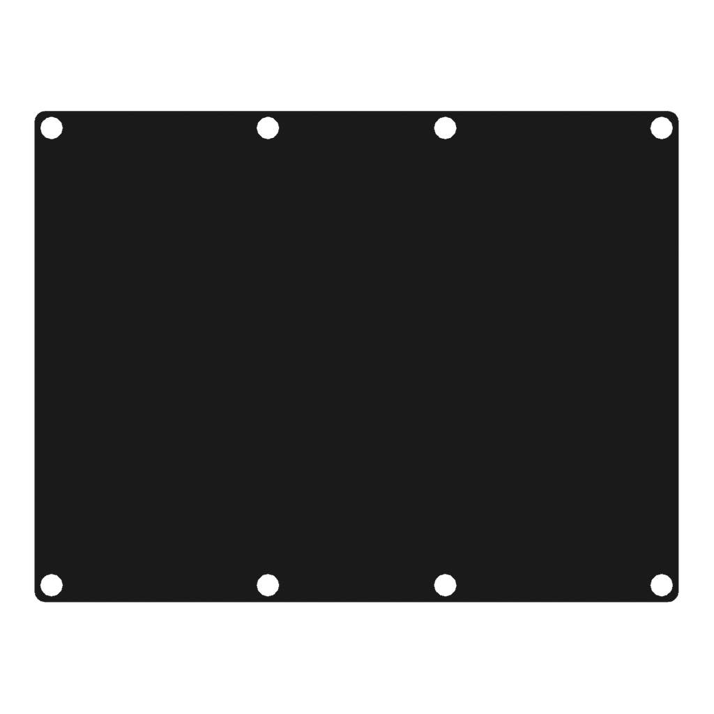 Caymon Casy 3 space closed blind plate