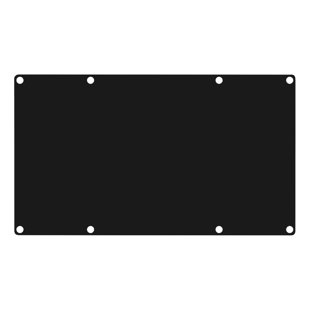 Caymon Casy 4 space closed blind plate