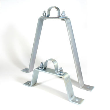 [T33310] Doughty Pipe to wall Bracket 100mm