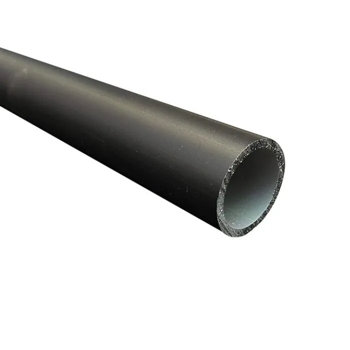 [ALM-PIPE-BLK-M] Aluminum Rør (pris pr m) 48mm/4mm Sort
