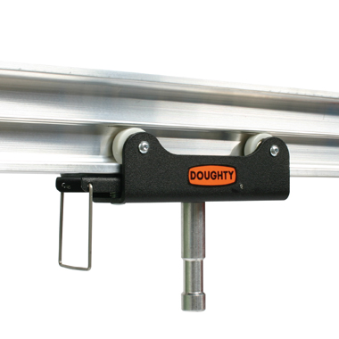 [T84185] Doughty Studio Rail 4hjul, 16mm Spigott