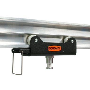 [T84186] Doughty Studio Rail 4hjul, 16mm Spigott