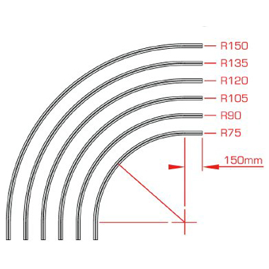 [T84018] Doughty Studio Rail 60 skinne R90 Alu