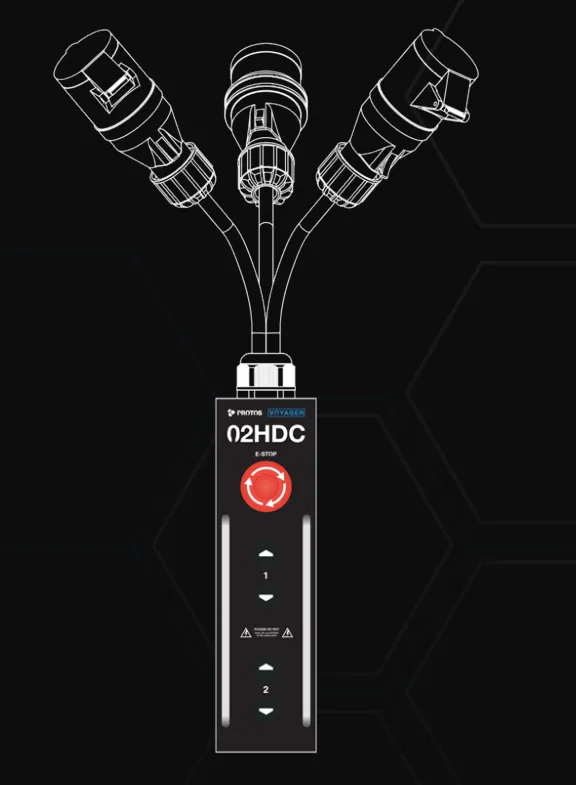 [PVC-02HDC] Protos Voyager 2 kanals DC håndkontroll