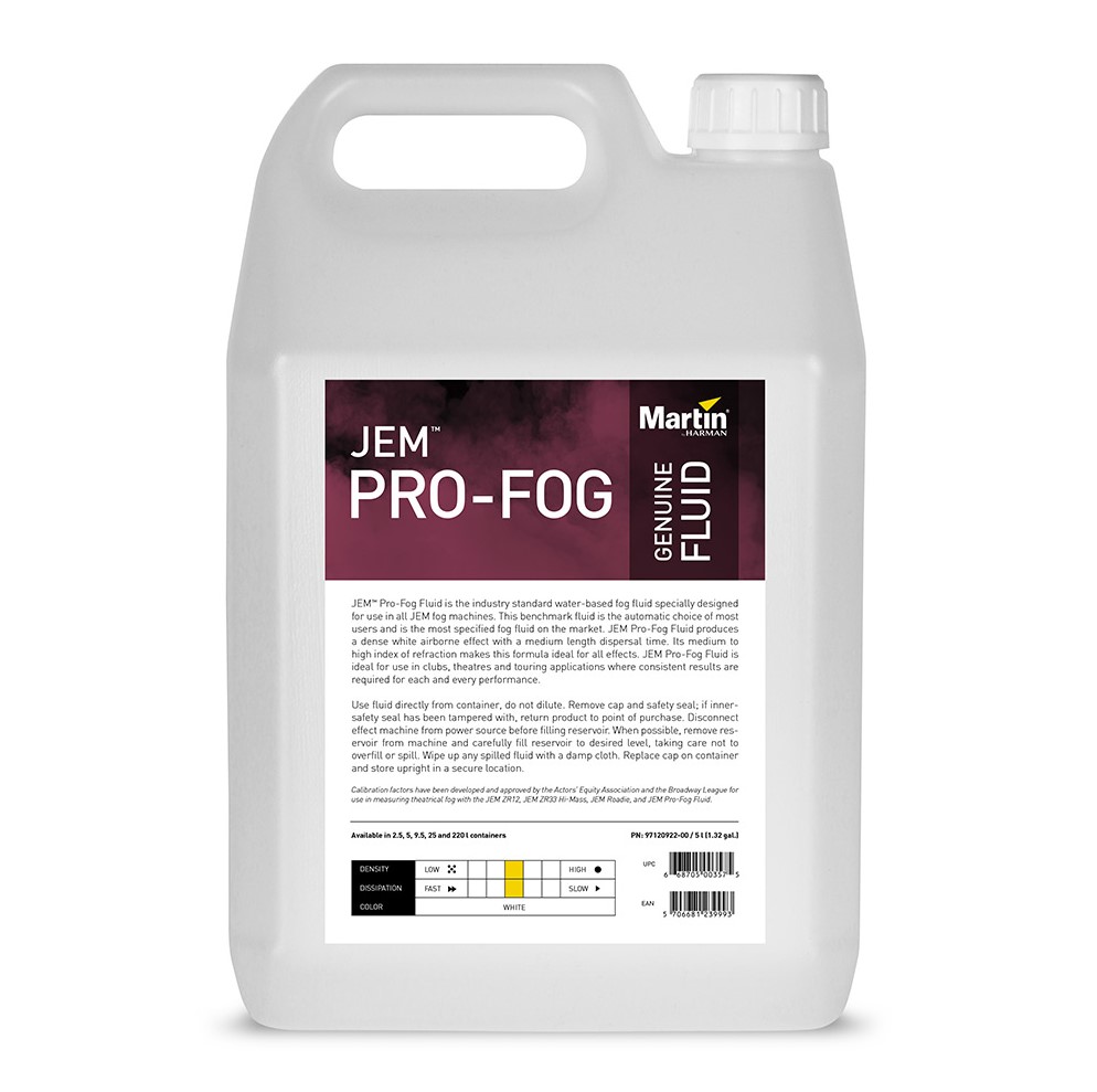 [97120912] Jem Pro-Fog Fluid Quick Disspating 4x 5L