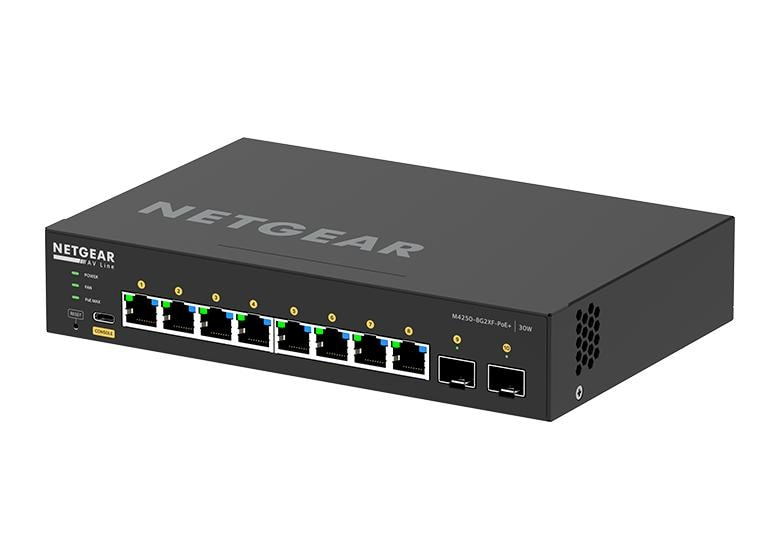 [NG-GSM4210PX-100EUS] NETGEAR AV Line M4250-9G1F-PoE+