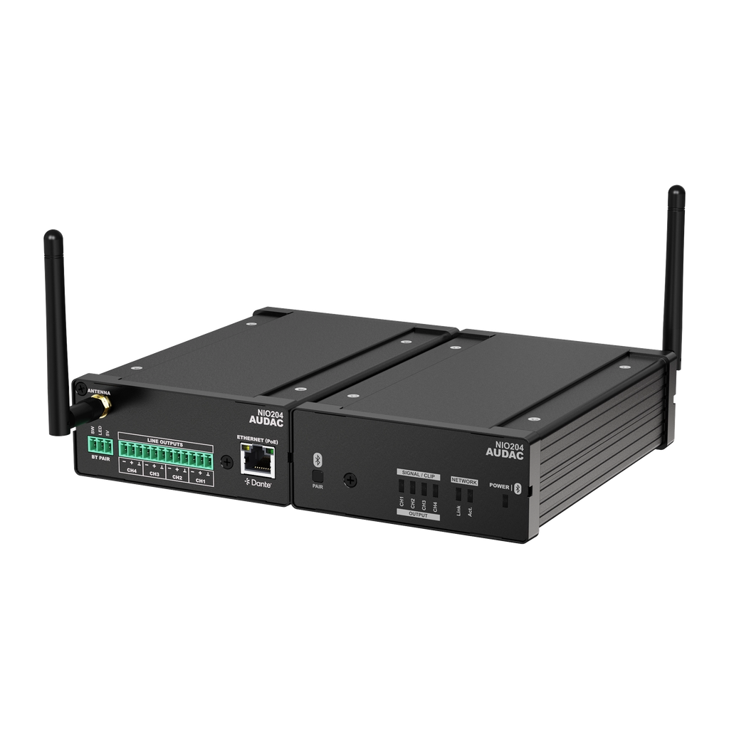 [NIO204] Audac NIO204 Dante™ breakout box, 4 ut