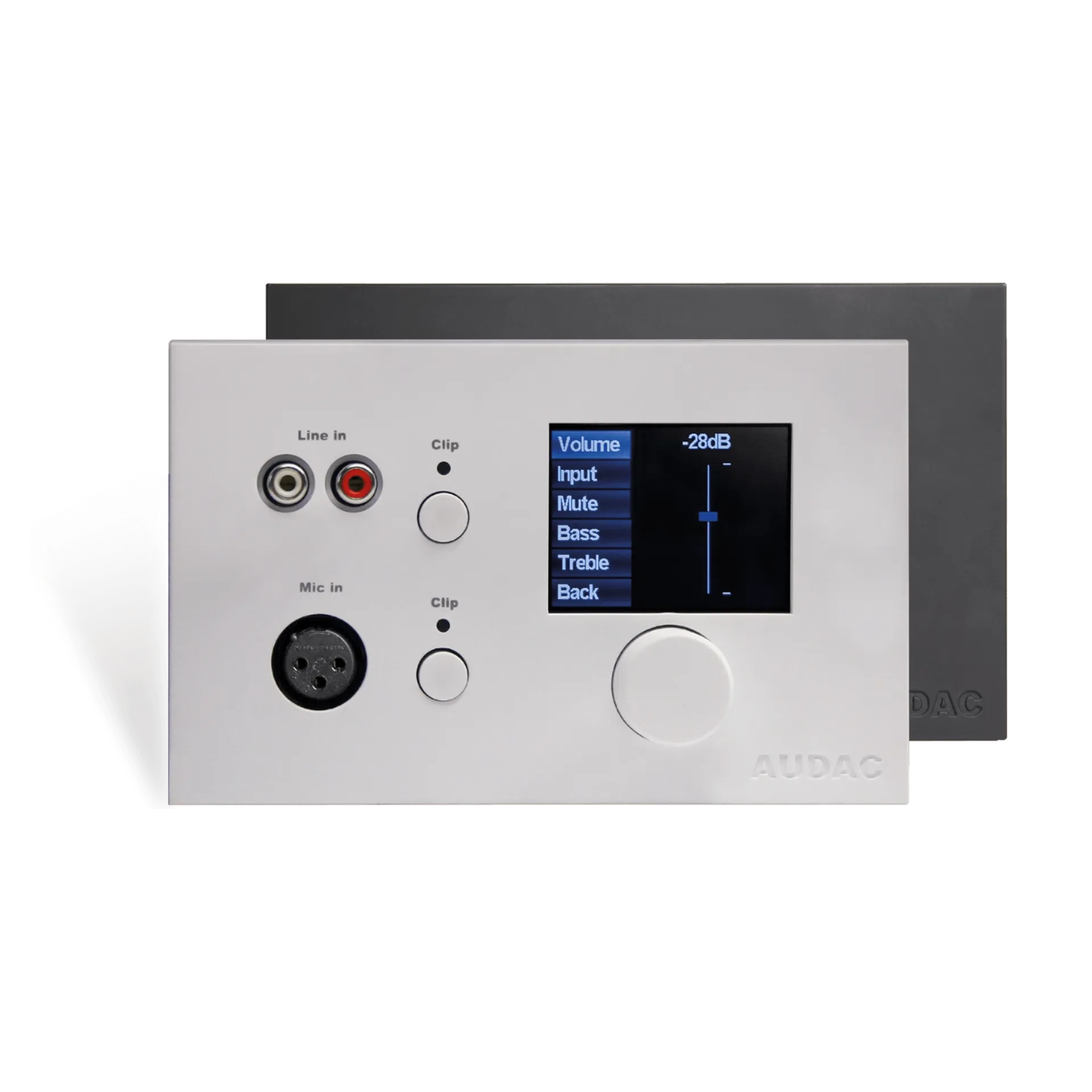 Audac DW5066, kontrollpanel for M2, Hvit