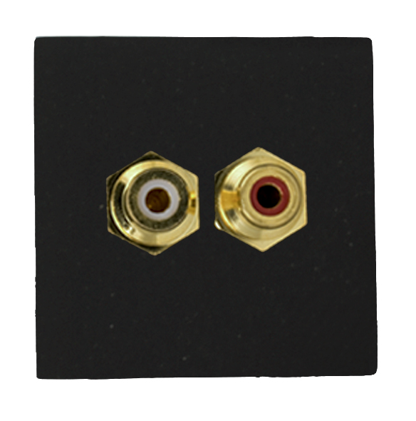 [CP45RCA/B] Caymon CP45RCA, RCA Panel, Sort