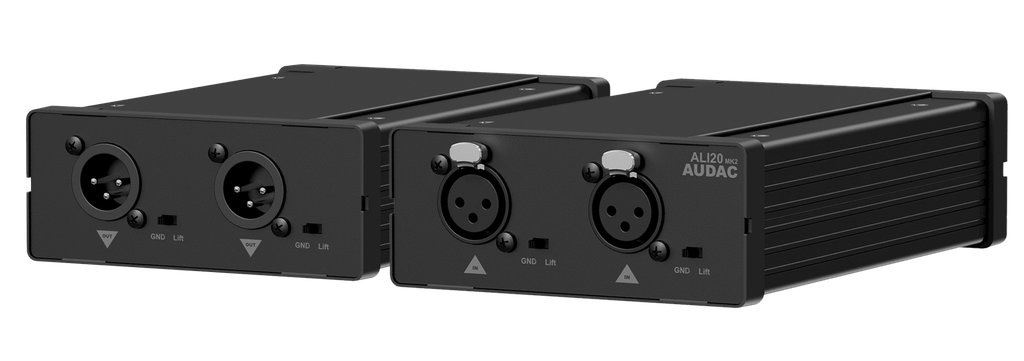 [ALI20MK2] Audac ALI20 MKII skilletrafo 2x XLR