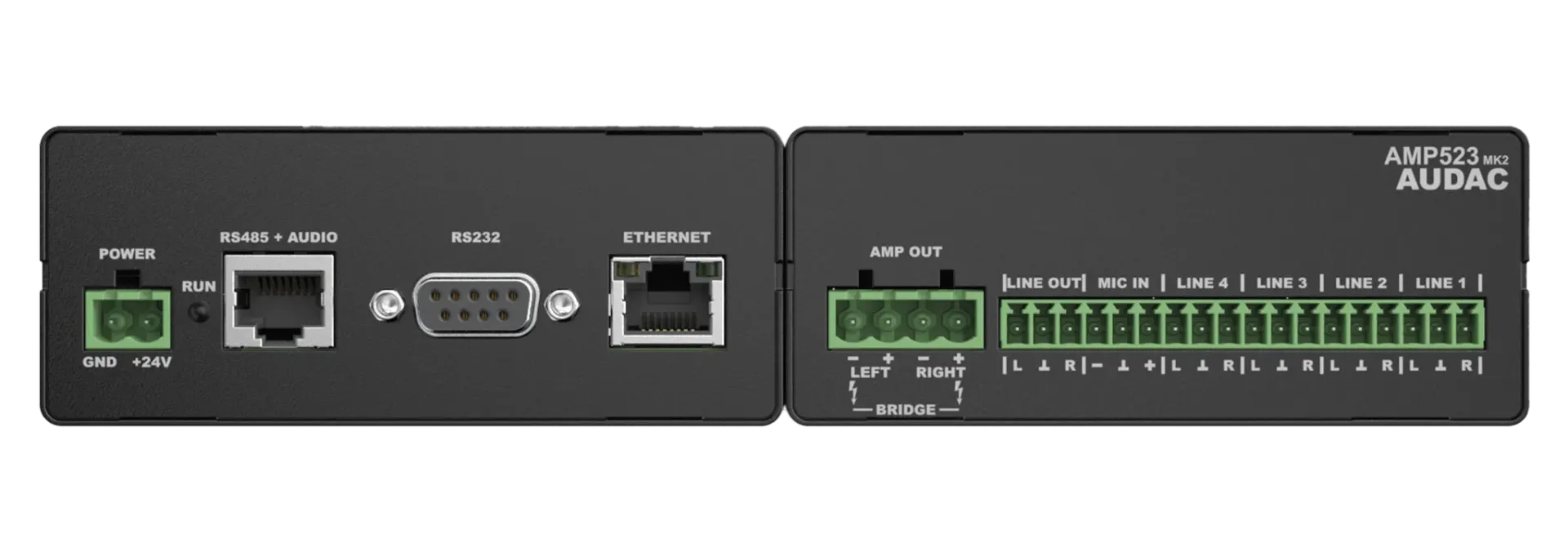 Audac AMP523 Kildevalg m./ Forsterker
