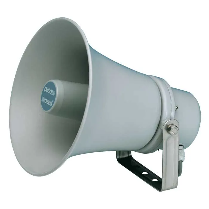 Paso 20W EN54-24 round horn, in alu