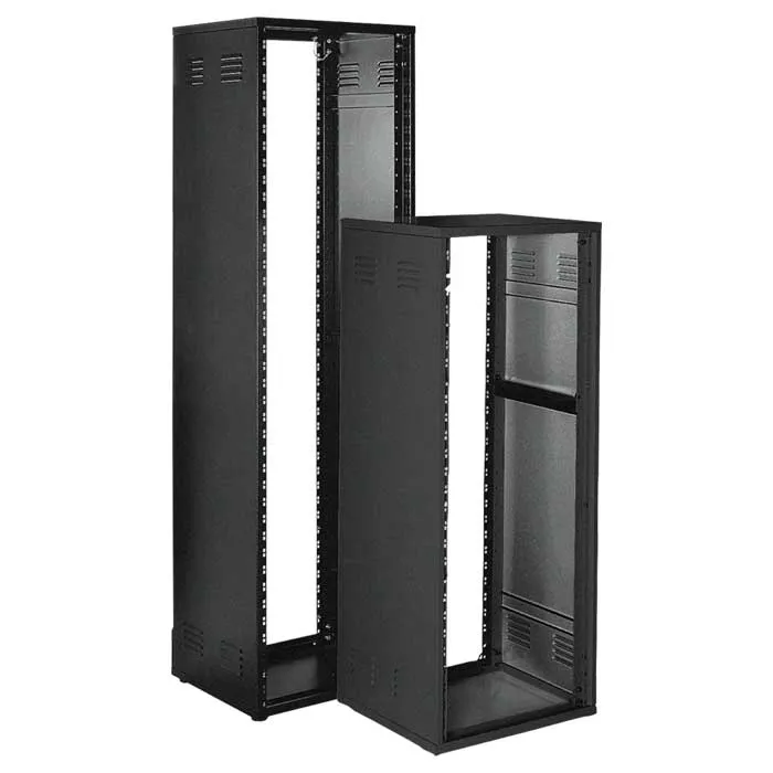 Paso Black rack cabinet, 65cm depth