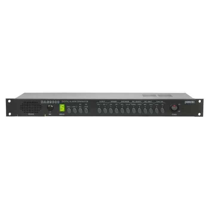 Paso Message generator of prerecord
